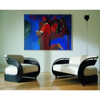 Двухместный диван Nastro: компактный дизайн и много стиля