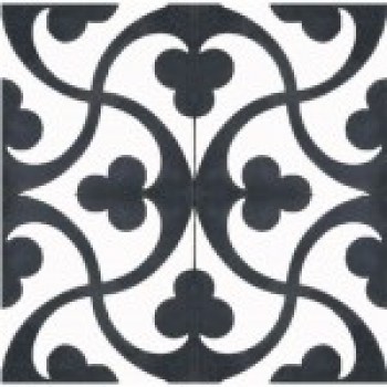 Черно-белый контраст; плитка с оригинальными узорами