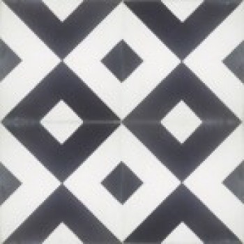 Черно-белый контраст; плитка с оригинальными узорами