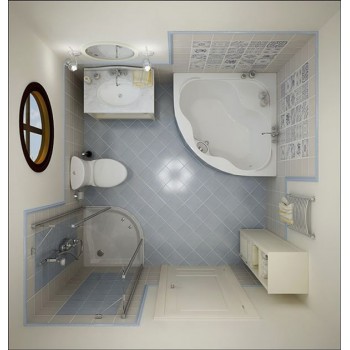 Идеи дизайна маленькой ванны – 75 примеров с фото