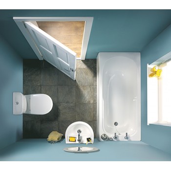 Идеи дизайна маленькой ванны – 75 примеров с фото