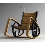 Современное кресло-качалка с LED подсветкой