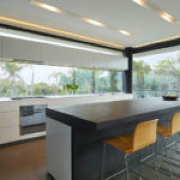Фотоподборка: кухонные столешницы из бетона