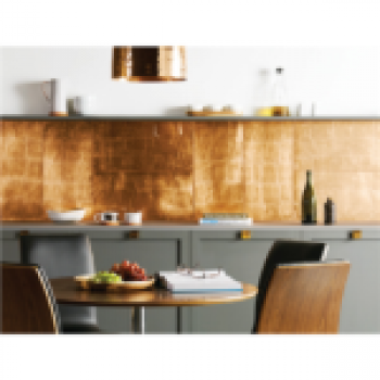 Кухонный фартук из листовой меди – примеры с фото