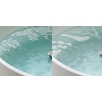 Прозрачная раковина для ванной – игра света и тени
