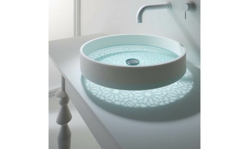 Прозрачная раковина для ванной – игра света и тени