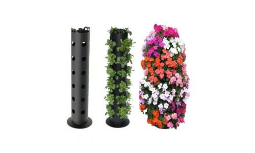 Башня Цветов – оригинальные вертикальные сады из цветов