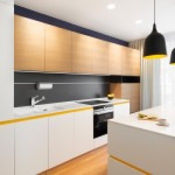 Акценты желтого в интерьере современной квартиры