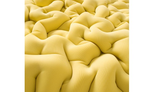 Жёлтое морщинистое кресло от Маттиса Эно