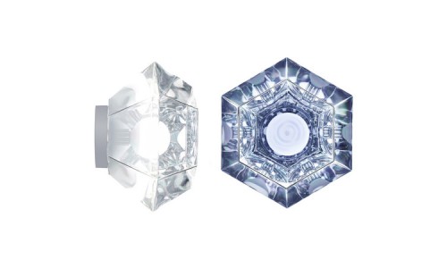 Настенный светильник в форме кристалла из поликарбоната