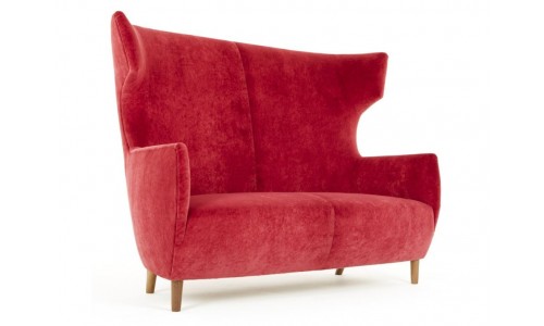 Двухместный розовый диван от студии Даре