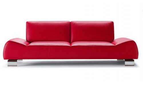 Современный итальянский диван от Calia Italia красного цвета