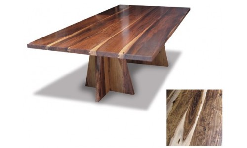 Экзотическая древесина в дизайне столов от Costantini