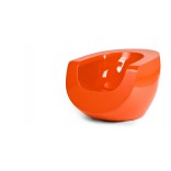 Лунное кресло из стекловолокна оранжевого цвета