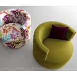 Шарообразное кресло от итальянских дизайнеров Saba