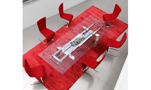 Раздвижной обеденный стол от Roche Bobois