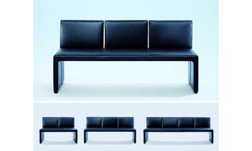 Кожаная дизайнерская скамья из Витманна; красота в простоте