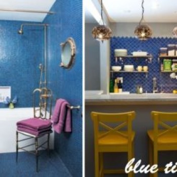 Голубая цветовая гамма для кухни от дизайнера Alia Meyer