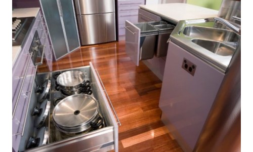 Системы для хранения на современной кухне