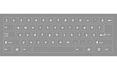 Români ecran tastatură Romanian Screen Keyboard