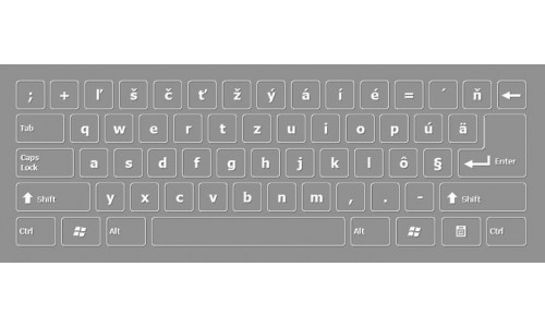 Slovenský plochu klávesnice Slovak Screen Keyboard