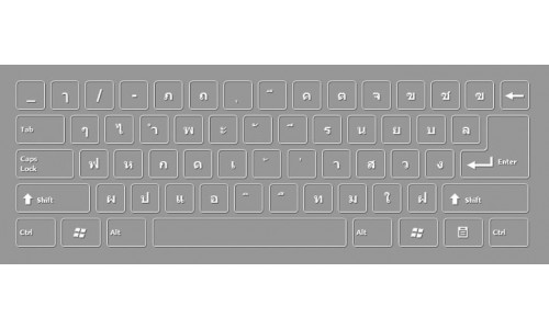 ไทยในจอแป้นพิมพ์ Thai On-screen Keyboard