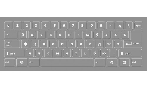 Uzbek Cyrillic Keyboard Layout