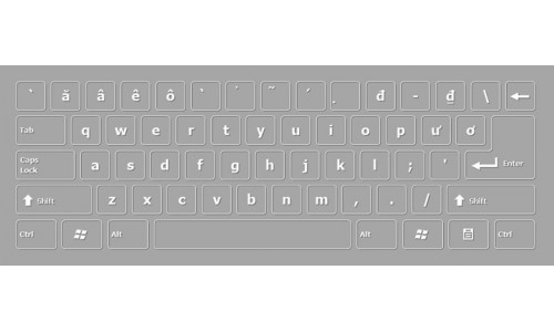 Tiếng Việt Ngày Màn hình Bàn phím Vietnamese On-Screen Keyboard