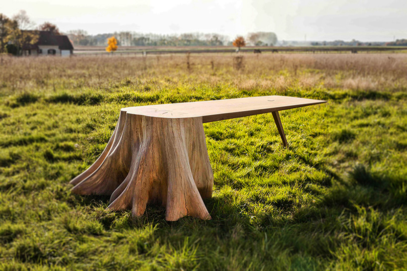 1 racine carree стол с квадратными корнями thomas de lussac Это заняло 8 месяцев до прута деревьев Uproot и сформировало квадратный корневой стол