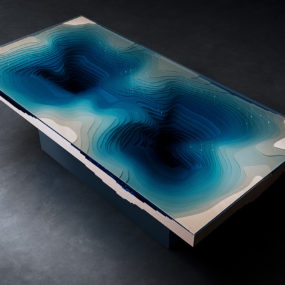 Abyss Dining Table by Duffy London: A Slice of Sea and Land