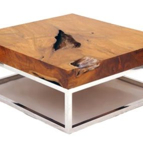 Журнальные столики из натурального дерева - коллекция деревенского стола от Chista