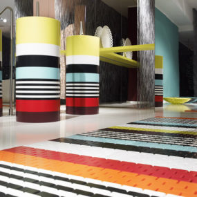2008 Corian exhibition by DuPont – “Corian loves Missoni” in Milan