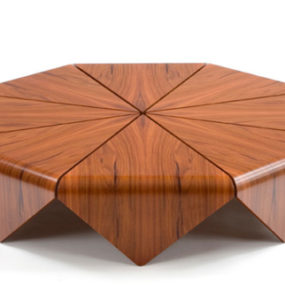 Современный деревянный стол ручной работы Etel - Petalas