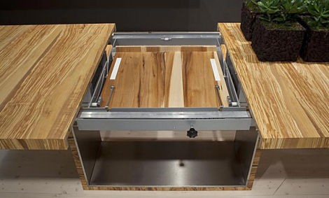 расширяемая таблица adora 09 система расширения schulte design Solid Wood Extendable Table от Schulte Дизайн новых таблиц