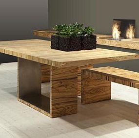 Твердая древесина, расширяемая таблицей от Schulte Design - новые таблицы