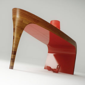 Feminine Table Design – Stiletto by Splinter Works