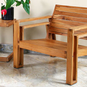 Наружная деревянная мебель от Maku - мебель из тикового дерева