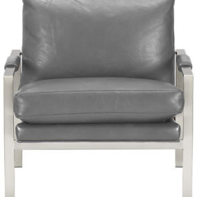 Mid-Century Lounge Chair - Мило Классический кожаный Lounge Chair от Crate & Barrel