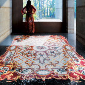 Мозаичный плиточный ковер от Sicis