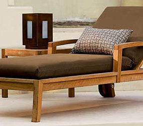 Мебель из тикового дерева из ящика и бочки - уличная мебель Trovata