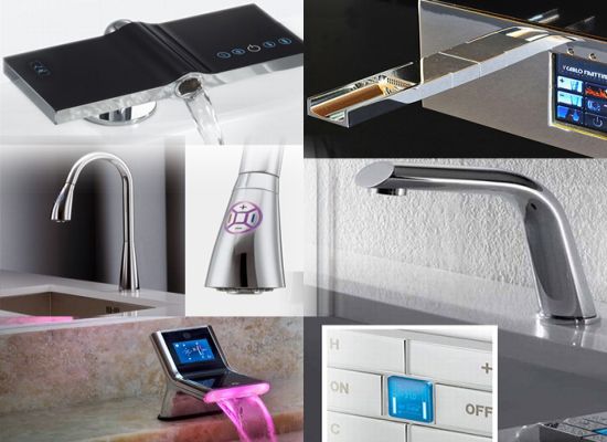 Подборка современных hi-tech смесителей для кухни и ванной