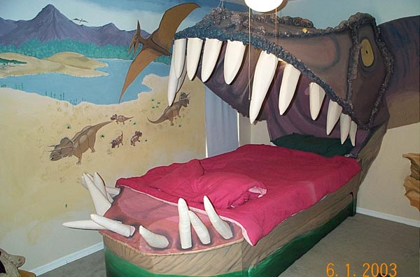 Детская кровать своими руками для будущего палеонтолога