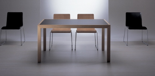 Раздвижной обеденный стол Янус. Немецкий дизайн мебели.