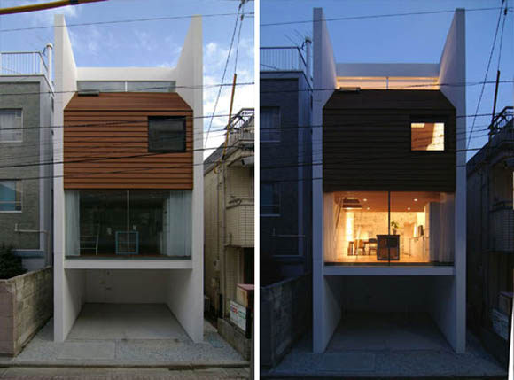 Дизайн маленьких помещений. Дом в Японии.