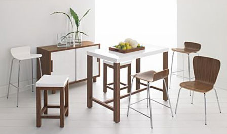 Мебель для кухни. Обеденный стол, табуретки, стулья.