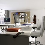 Удобный и просторный домашний офис