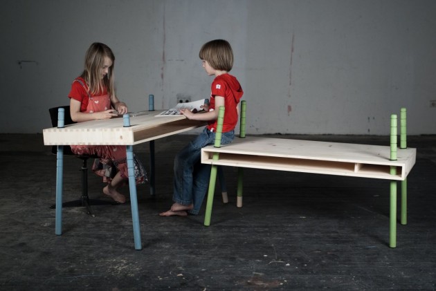 Детская игровая мебель. Стол регулируемый по высоте