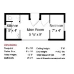 План чертеж расположения комнат в доме контейнере