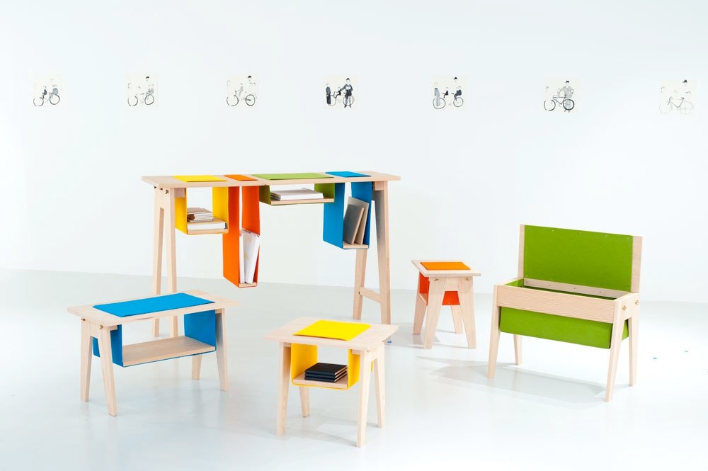 Мебель для детской комнаты из натуральных материалов