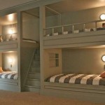 Двухъярусные стационарные кровати на 4 спальных места